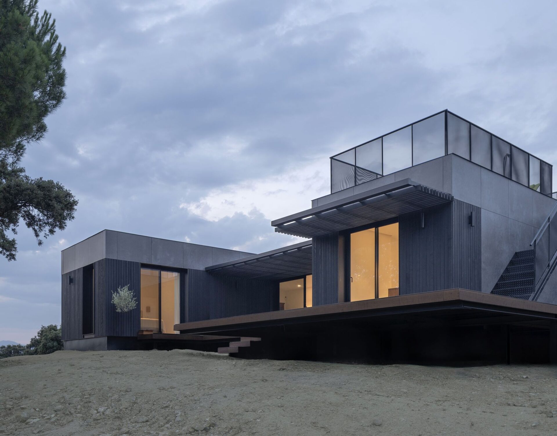 Casa Tres Patios en Torrelodones, vivienda modular ROOM2030